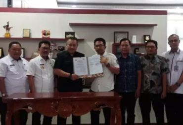 Bersama Lembaga Pengembangan Saburai Universitas Sang Bumi Rua Jurai, Pemkab Lampung Selatan Teken PKS