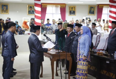 PAW Anggota DPRD Lampung Selatan, Sekda Thamrin Hadiri Rapat Paripurna 