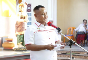 Upacara Munggah Dwijati/Diksa Kesulinggihan Ida Bawati I Made Pasti, Dihadiri Bupati Nanang