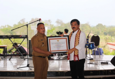 Penyerahan Sartifikat Huntap Tahap 2, Bupati Nanang Sambut Kunjungan Kerja Menteri ATR/BPN