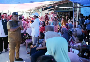 Bersama Baznas, Pemkab Lampung Selatan Bantu Bedah Rumah di Desa Kuala Jaya