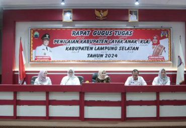 Pemkab Lamsel Gelar Rapat Gugus Tugas KLA Utama