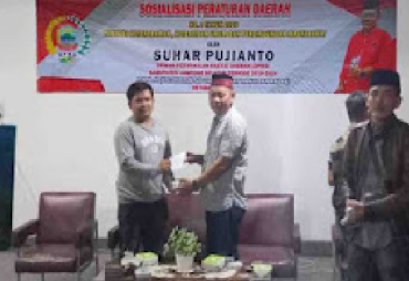 Gelar Sosperda No 3 Tahun 2020, Suhar Pujianto Kenalkan Produk Hukum