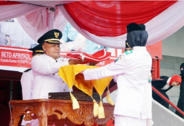 Pemkab Lampung Selatan Gelar Upacara Peringatan HUT Ke-79 Kemerdekaan RI