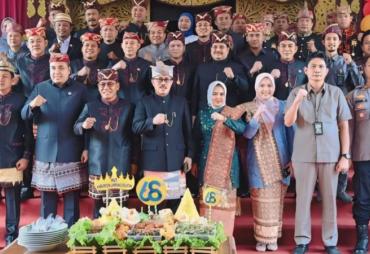 DPRD Lamsel Gelar Paripurna Istimewa HUT Ke – 68 Bumi Khagom Mufakat