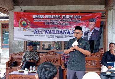 Reses Pertama Tahun 2024, Anggota DPRD Lamsel Ali Wardana Gelar di Klaten