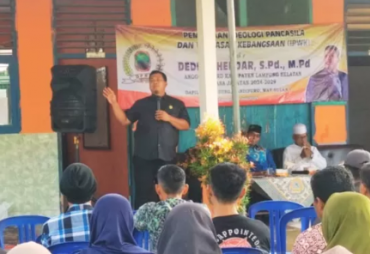 Suarakan Keadilan, Anggota DPRD Lamsel Dede Suhendar Sosialisasi IPWK di MIS Al Hidayah Lampung Selatan
