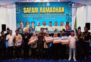 Jaga Desa “Goyang” Karawang, Jamintel Beri Pengarahan Kepada BPD se-Kabupaten