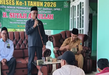 Sutaji Abdullah Serap Aspirasi Jalan Sukamarga Dan Keluhan BPJS Nonaktif
